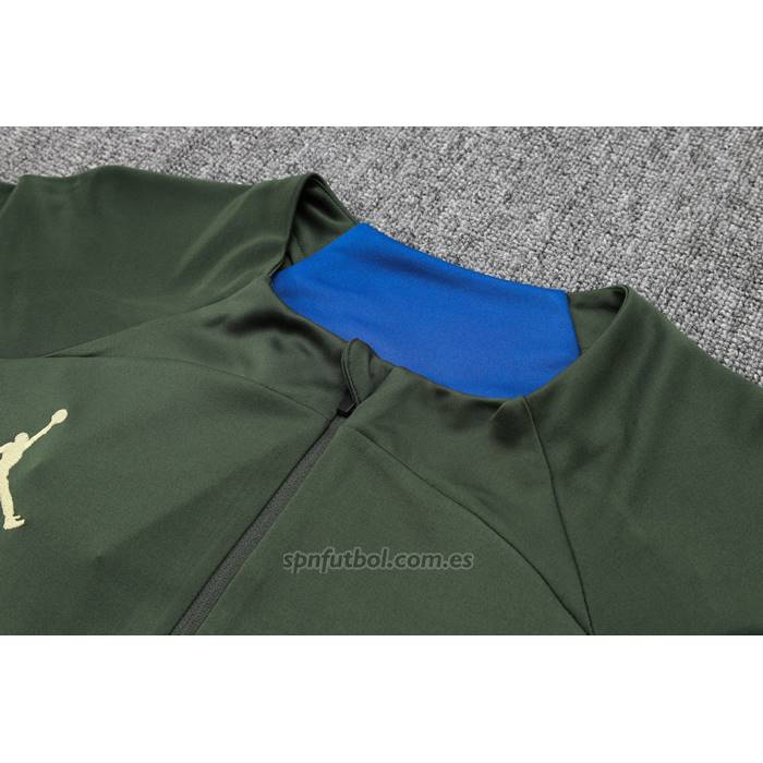 Chandal de Sudadera del Paris Saint-Germain Jordan Nino 2023-2024 Verde